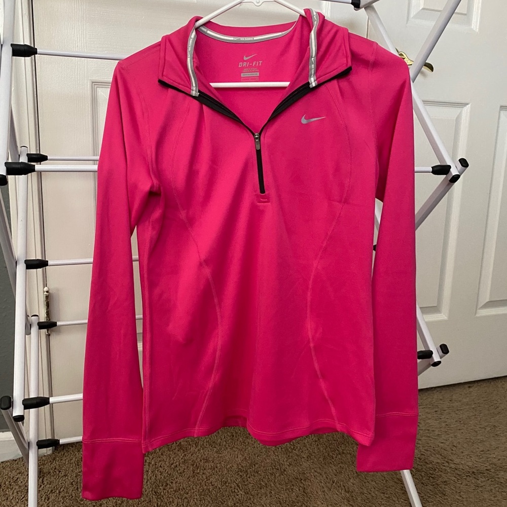 Nike dry fit half zip jacket